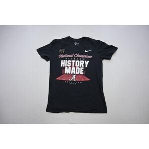 Nike Tee Shirt Alabama Crimson Tide National Champions Athletic Mens Sz Small